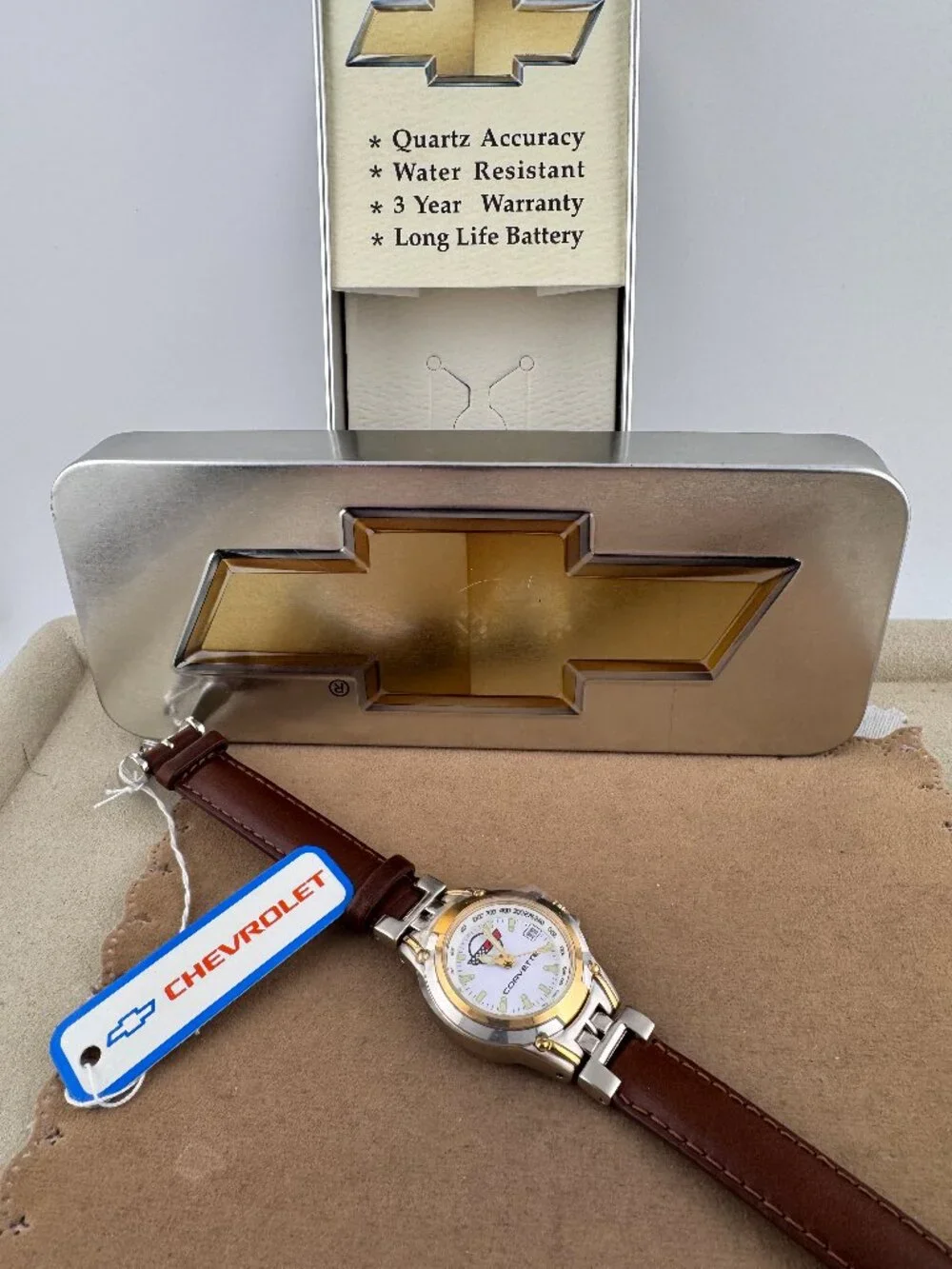 Vintage Corvette wristwatch is a must-have for all the Corvette enthusiasts